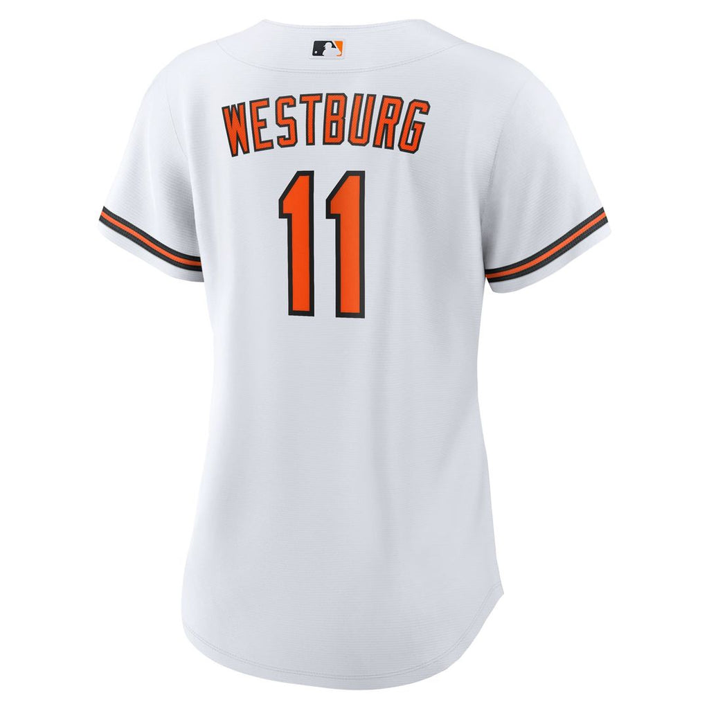 Jordan Westburg Baltimore Orioles Women's Home Replica Jersey - White