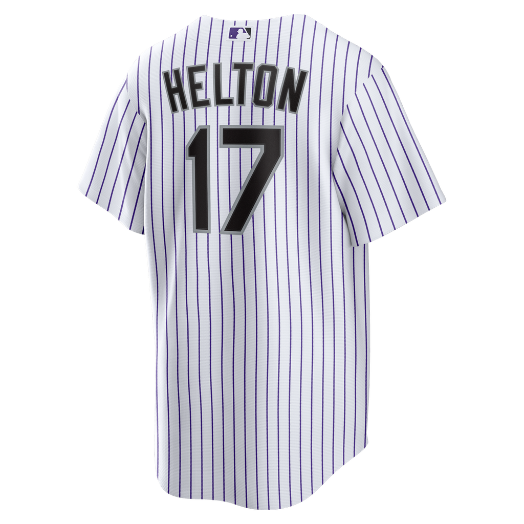 Todd Helton Colorado Rockies Home Retired Player Replica Jersey - White