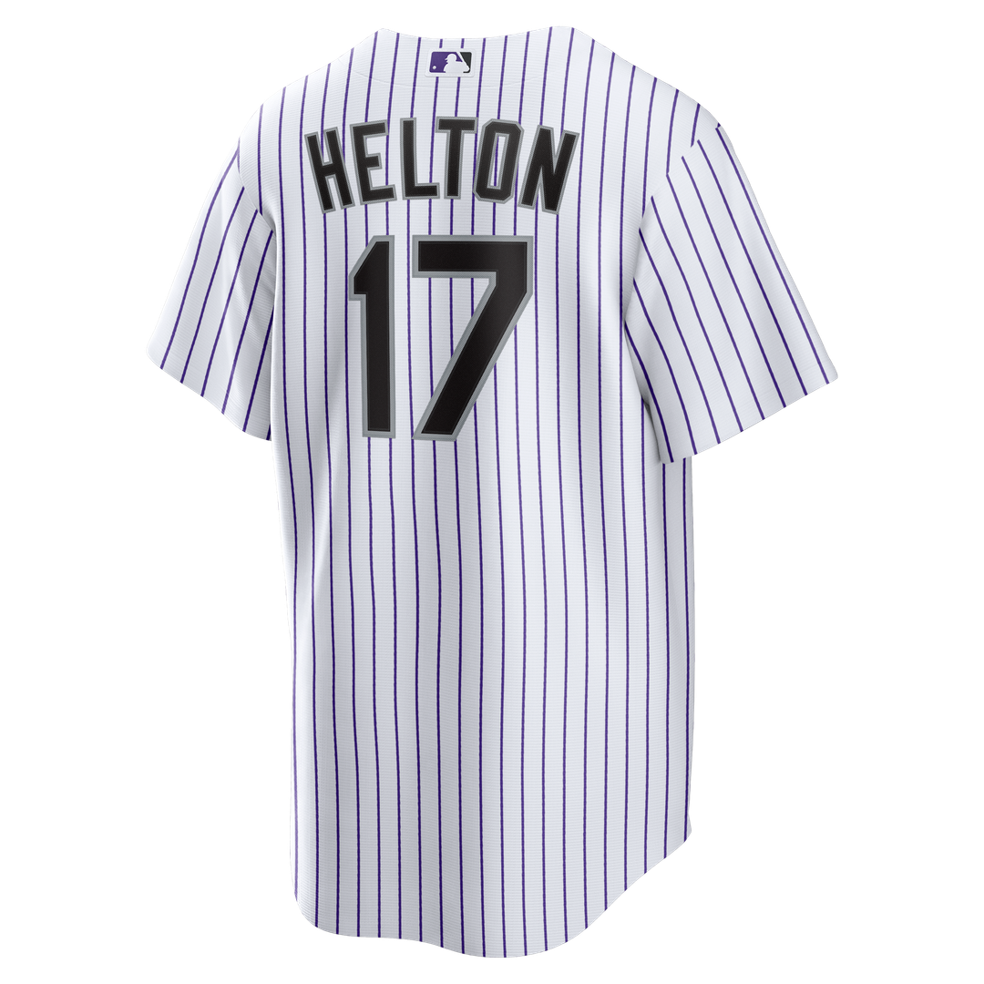 Todd Helton Colorado Rockies Home Retired Player Replica Jersey - White