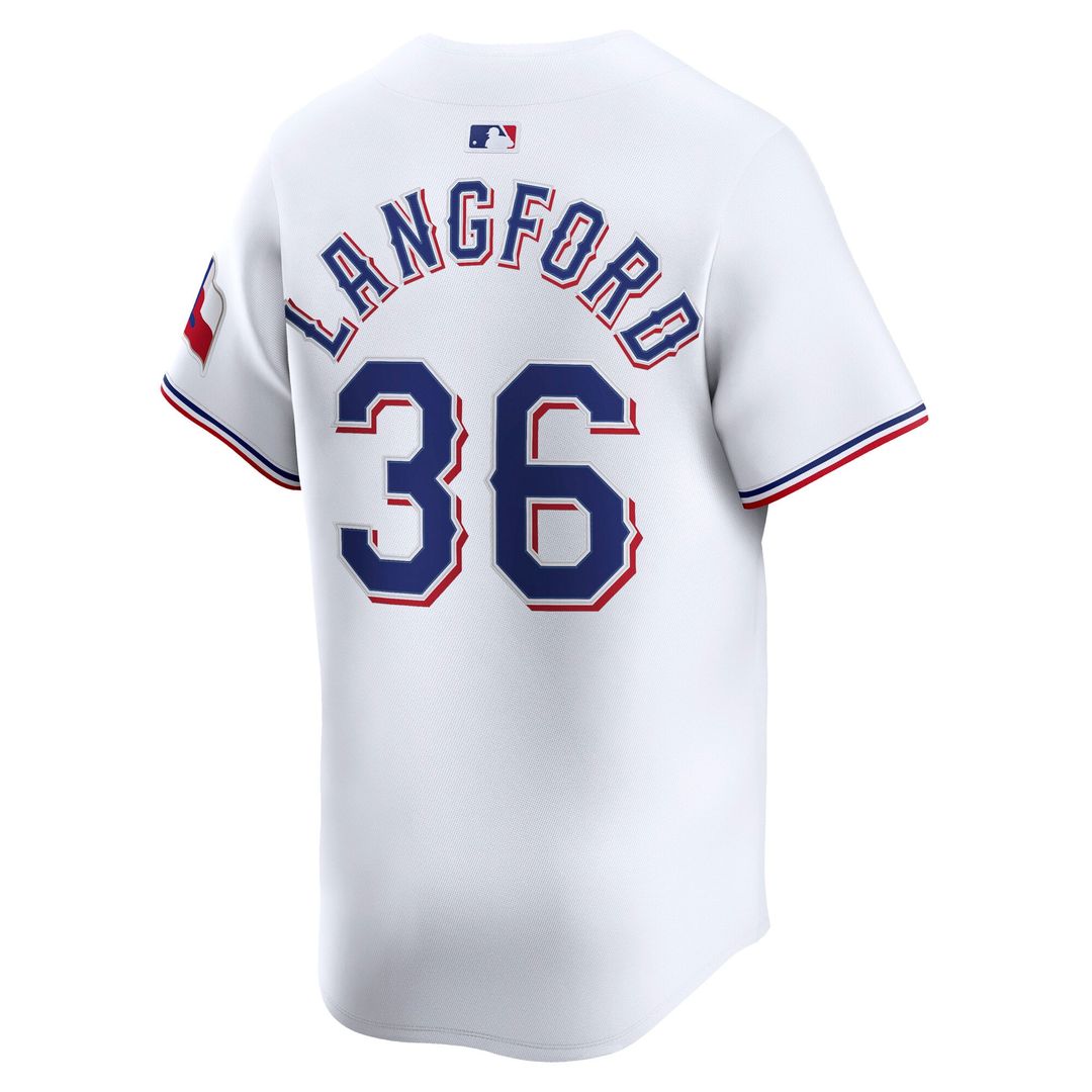 Wyatt Langford Texas Rangers Home Limited Player Jersey - White