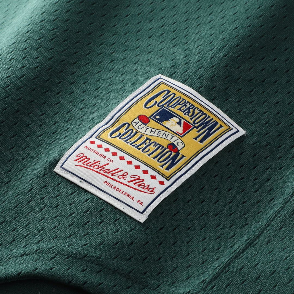 Rickey Henderson Athletics Authentic Batting Practice Jersey - Green