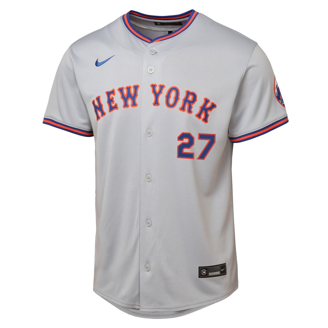 Mark Vientos New York Mets Youth Road Limited Jersey - Gray