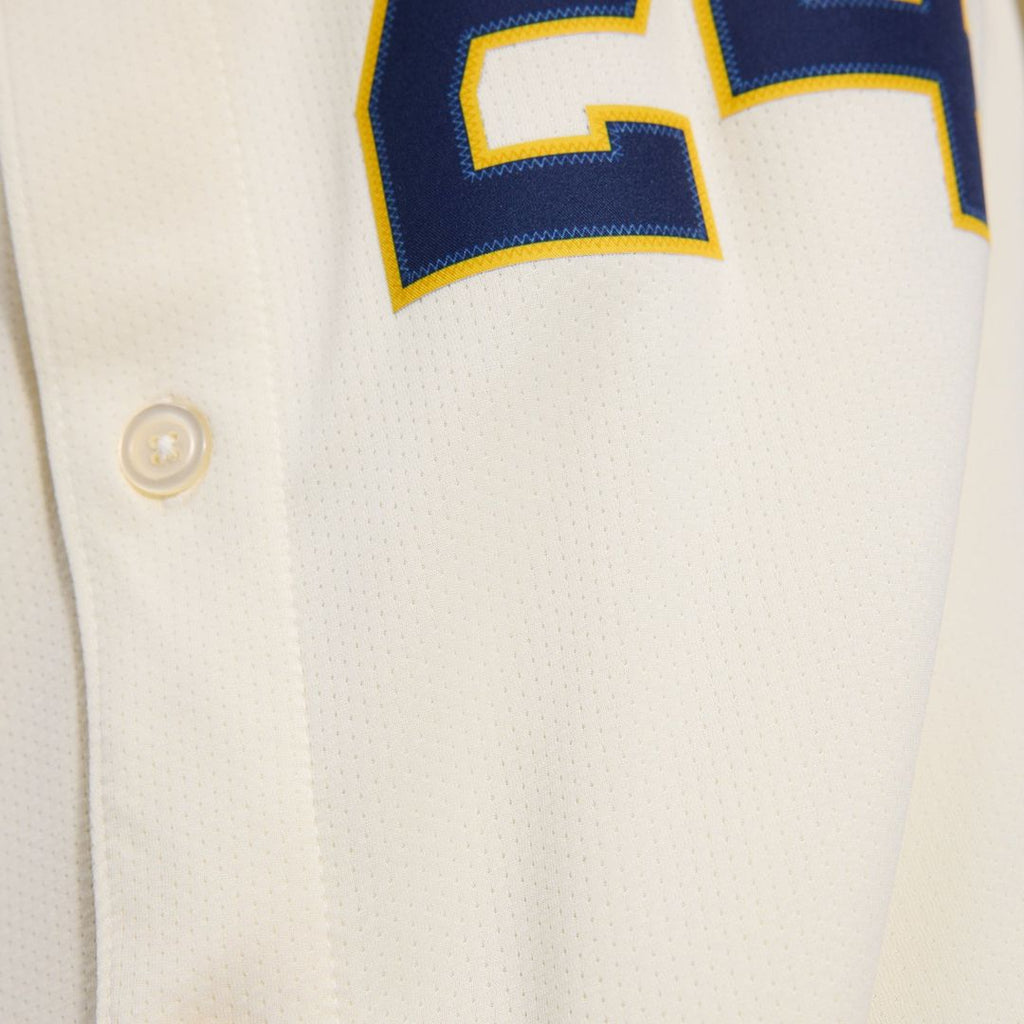 William Contreras Milwaukee Brewers Home Limited Player Jersey - Cream