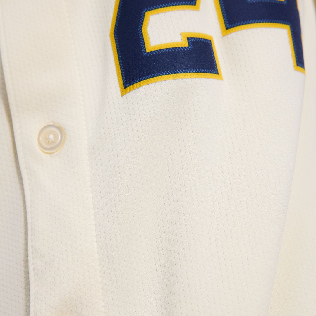 William Contreras Milwaukee Brewers Home Limited Player Jersey - Cream