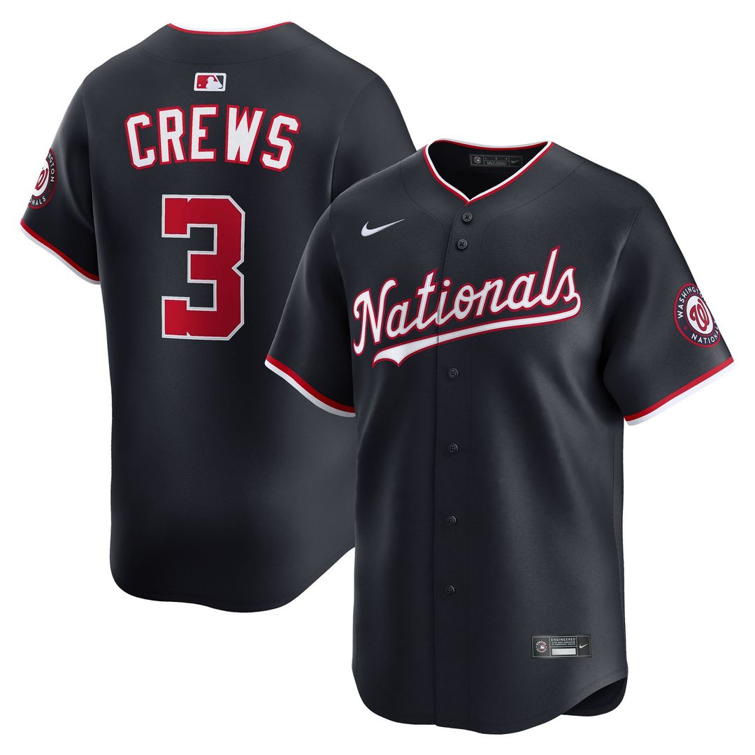 Dylan Crews Washington Nationals Home Limited Player Jersey - White
