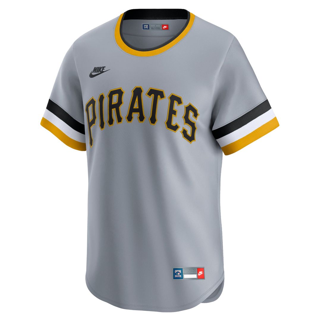 Pittsburgh Pirates Cooperstown Collection Limited Jersey - Gray