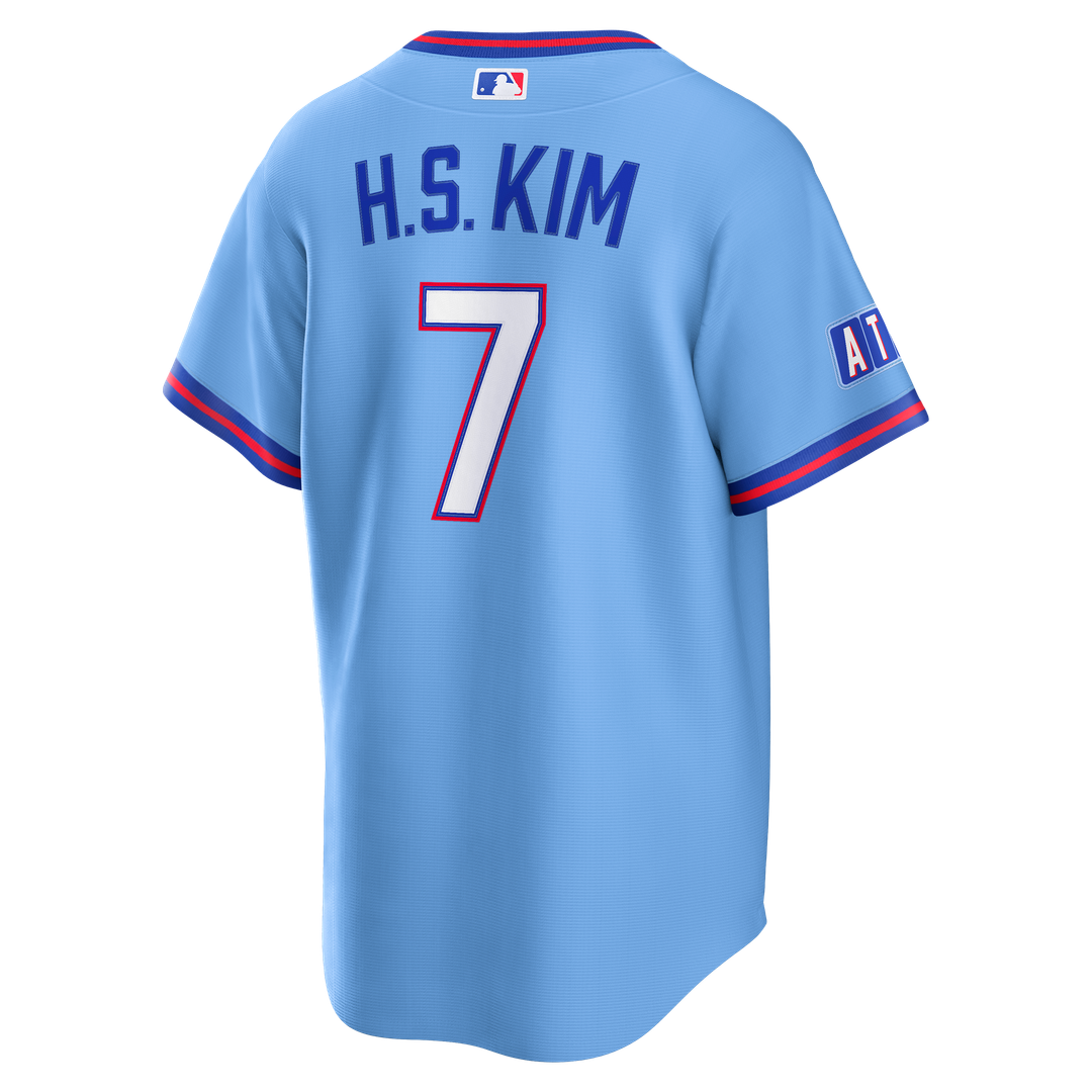 Ha - Seong Kim Atlanta Braves 2026 City Connect Stadium Jersey - Powder Blue