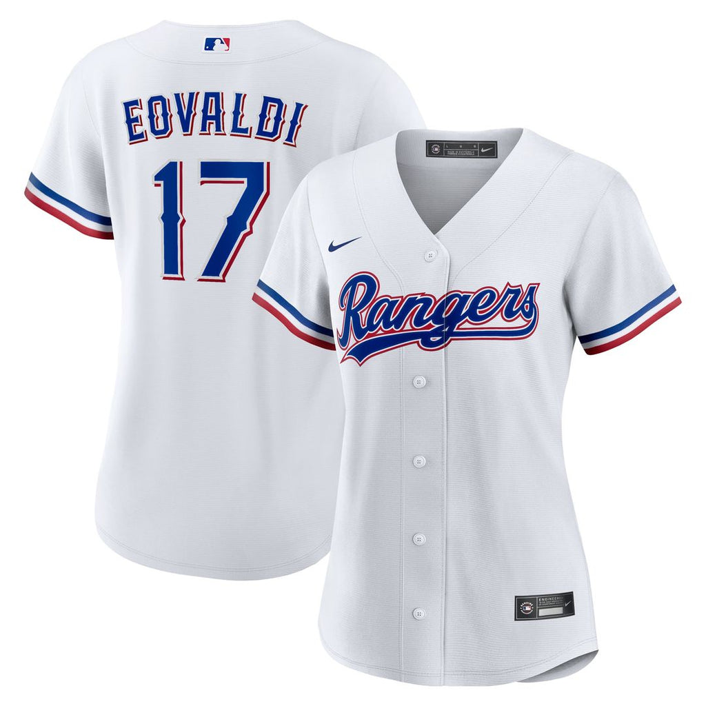 Nathan Eovaldi Texas Rangers Women's Home Replica Jersey - White