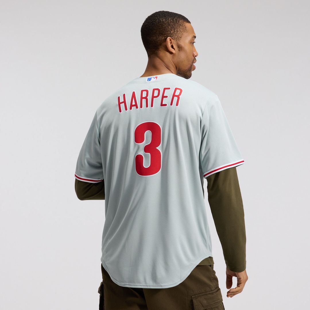 Bryce Harper Philadelphia Phillies Road Replica Jersey - Gray