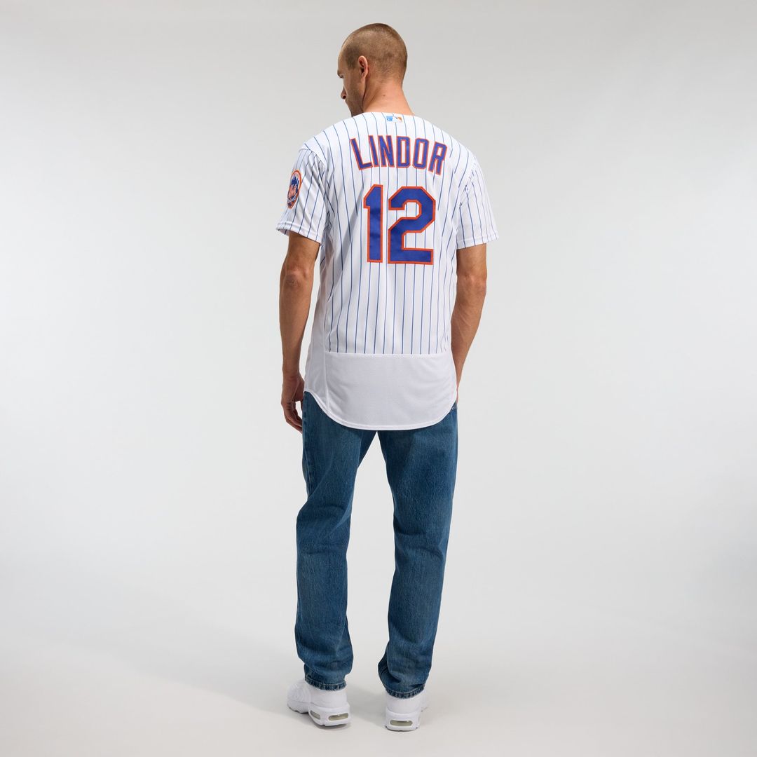 Francisco Lindor New York Mets Home Authentic Player Jersey - White