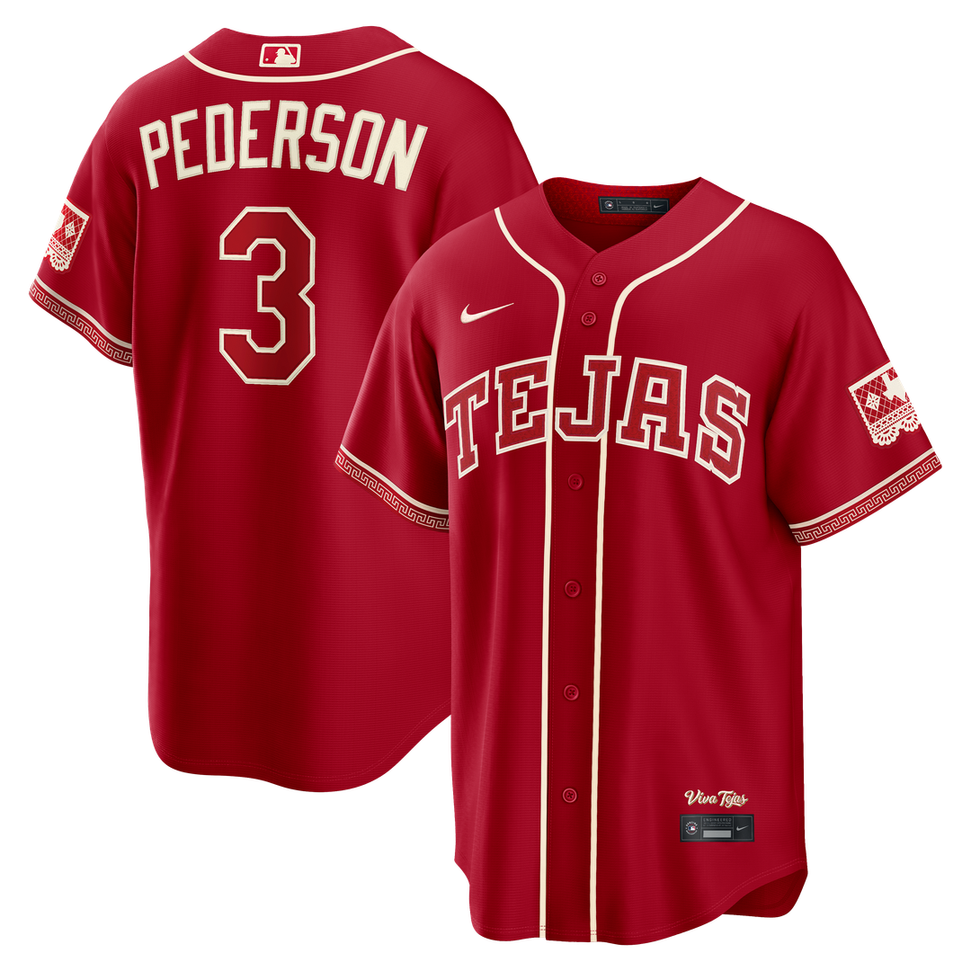 Joc Pederson Texas Rangers 2026 City Connect Stadium Jersey - Red