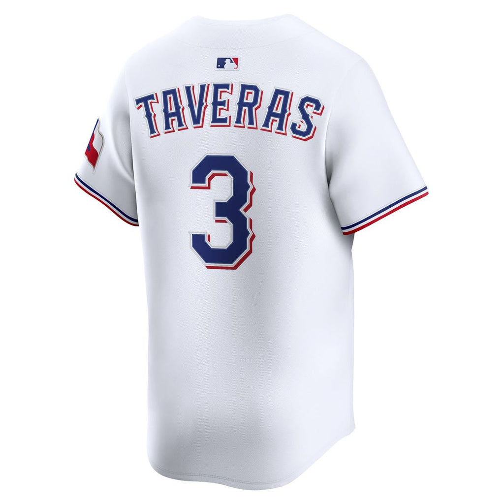 Leody Taveras Texas Rangers Home Limited Player Jersey - White