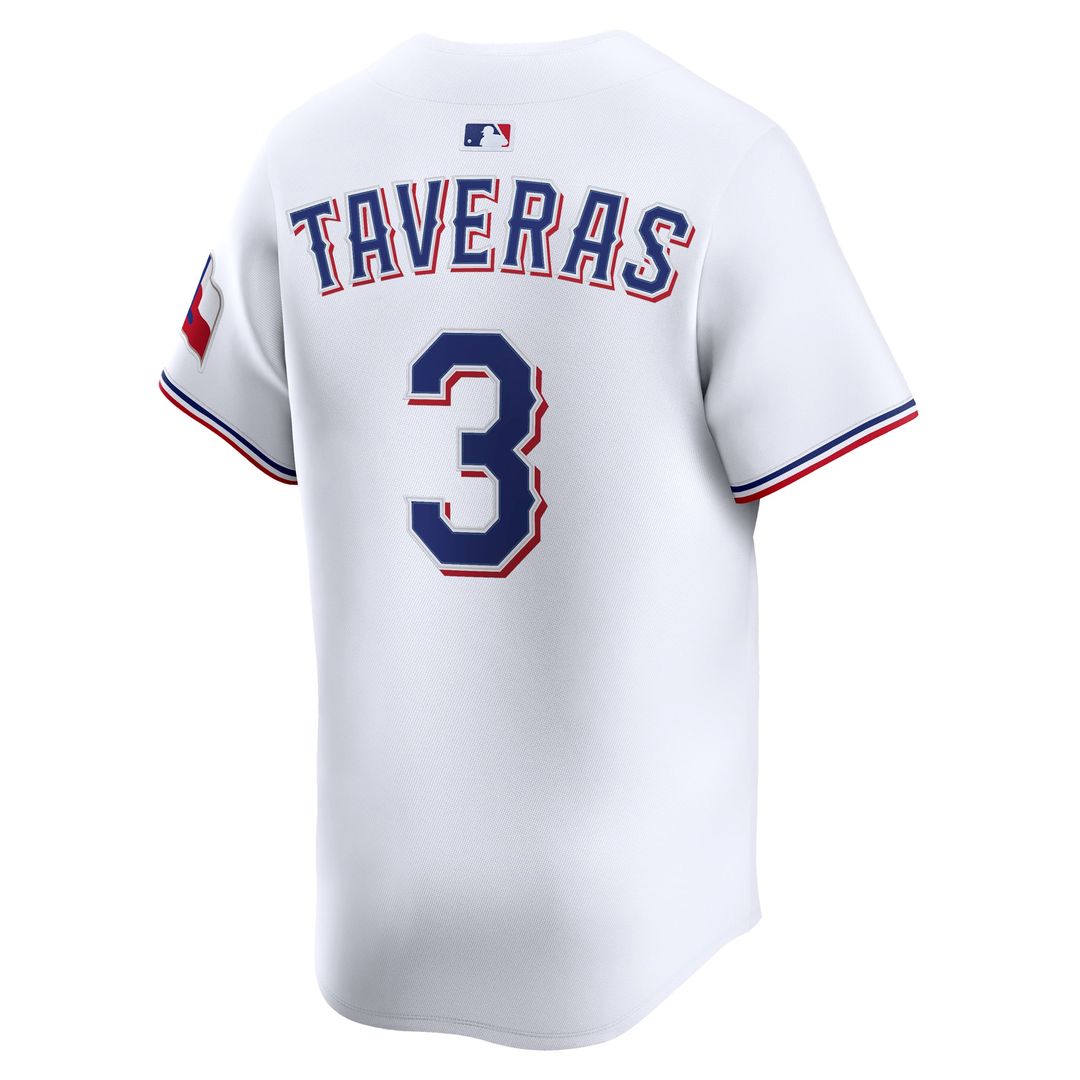 Leody Taveras Texas Rangers Home Limited Player Jersey - White