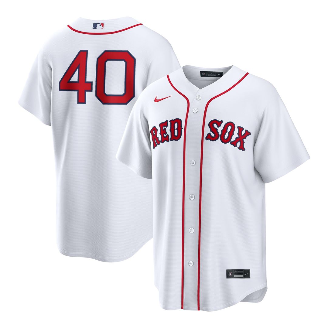Willson Contreras Boston Red Sox Home Replica Jersey - White