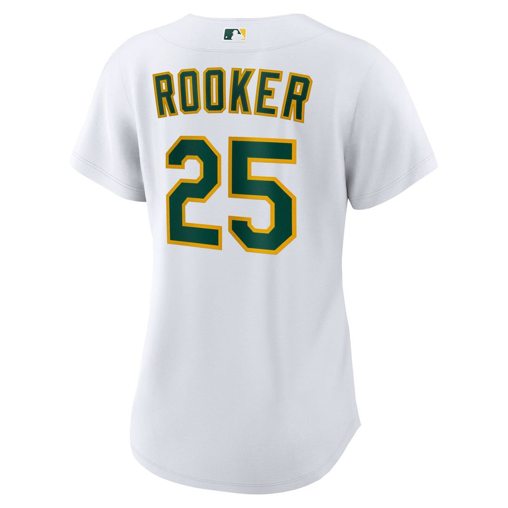 Brent Rooker Athletics Women's Home Replica Jersey - White