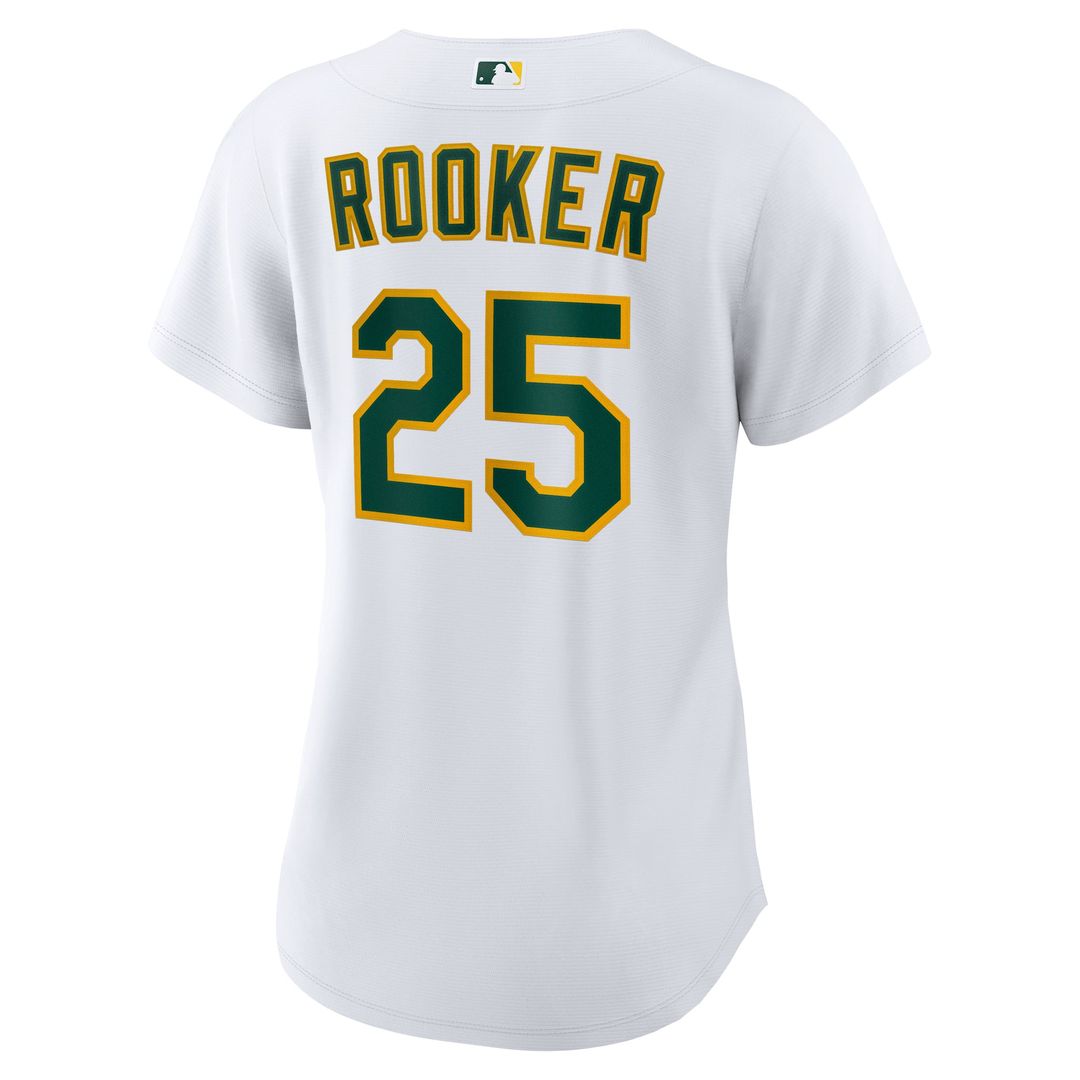 Brent Rooker Athletics Women's Home Replica Jersey - White