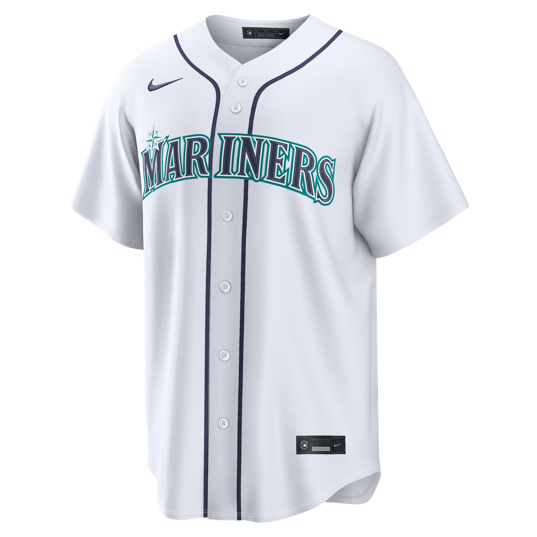 Seranthony Domínguez Seattle Mariners Home Replica Jersey - White