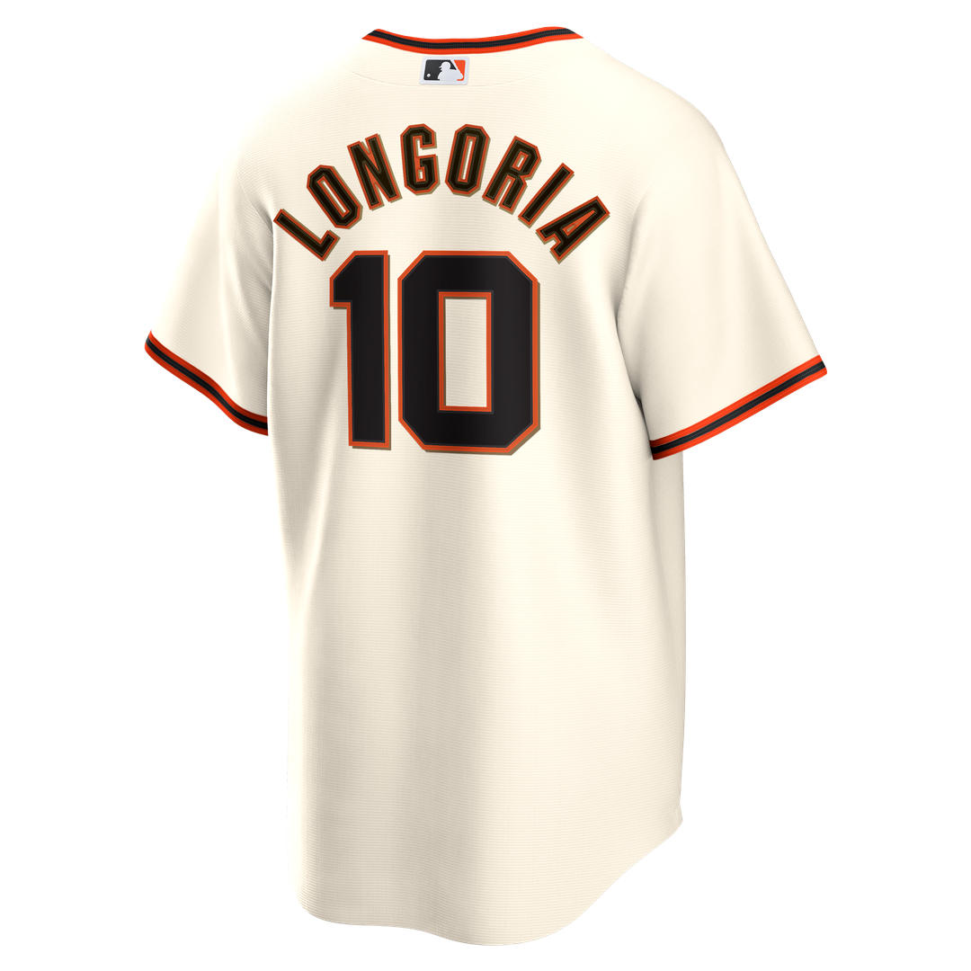 Evan Longoria San Francisco Giants Home Retired Player Replica Jersey - Cream