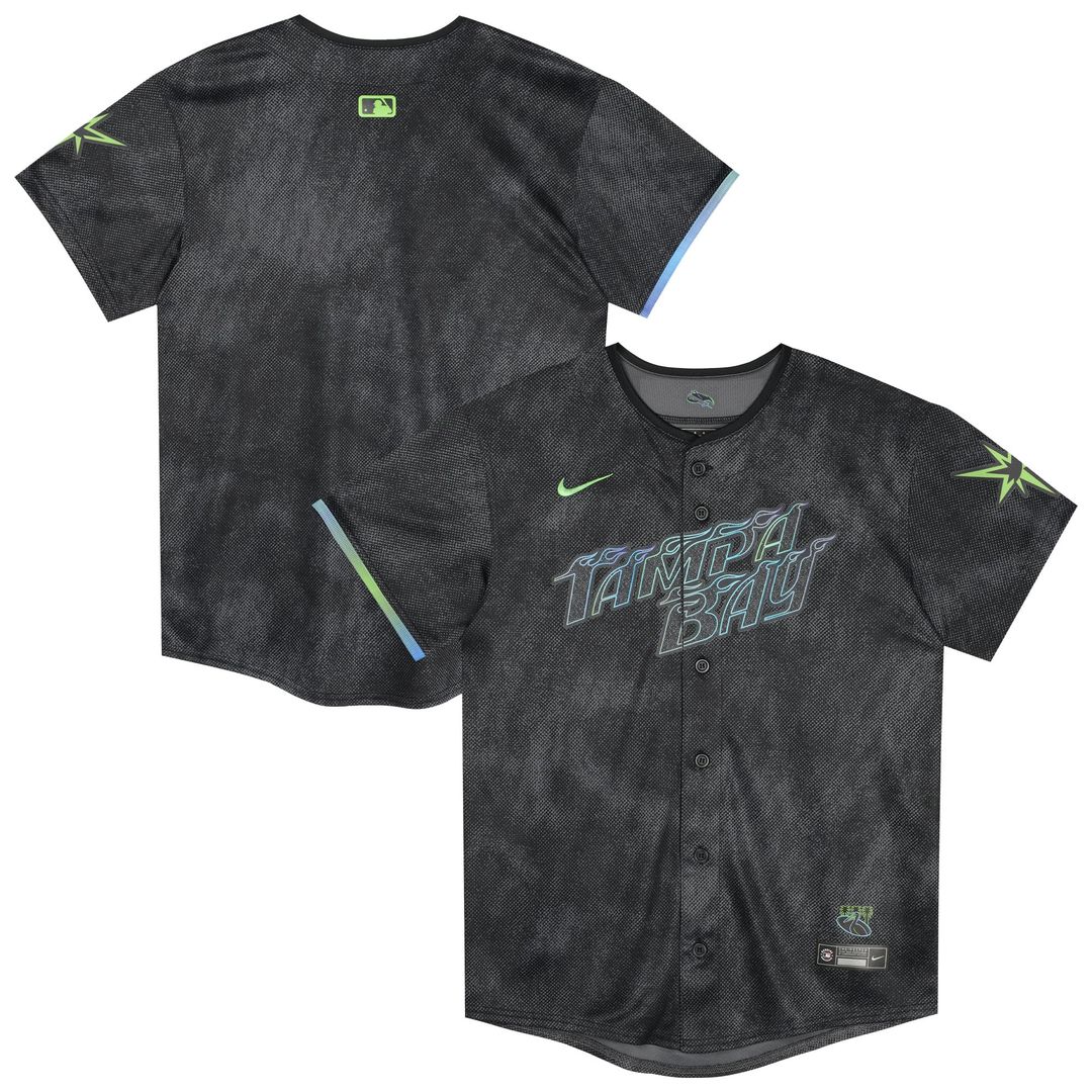 Tampa Bay Rays Preschool City Connect Jersey - Black