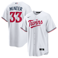 A.J. Minter Minnesota Twins Home Replica Jersey - White