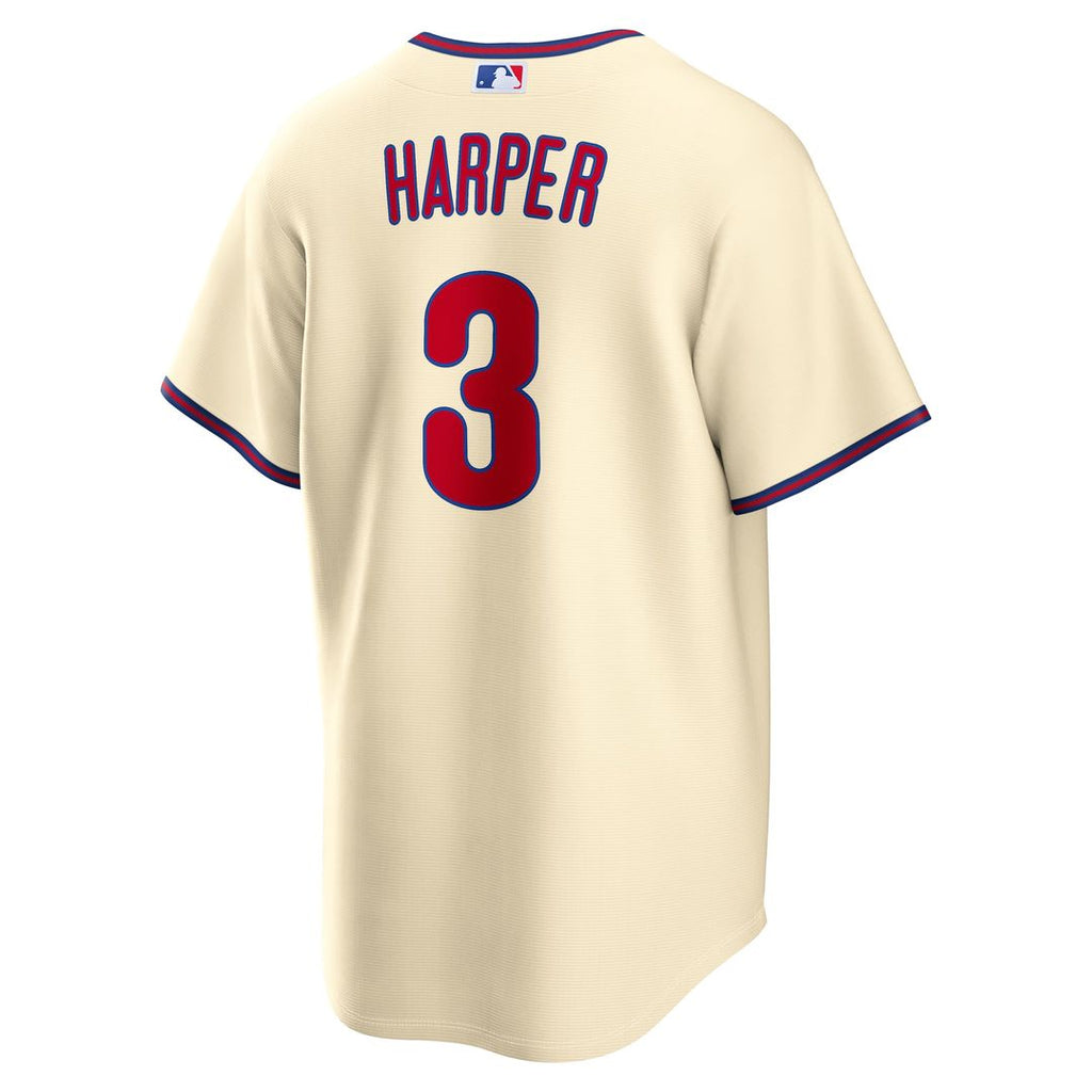 Bryce Harper Philadelphia Phillies Alternate Replica Jersey - Cream
