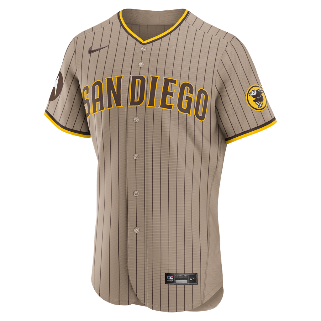 Fernando Tatis Jr. San Diego Padres Home Authentic Sponsor Patch Jersey - White