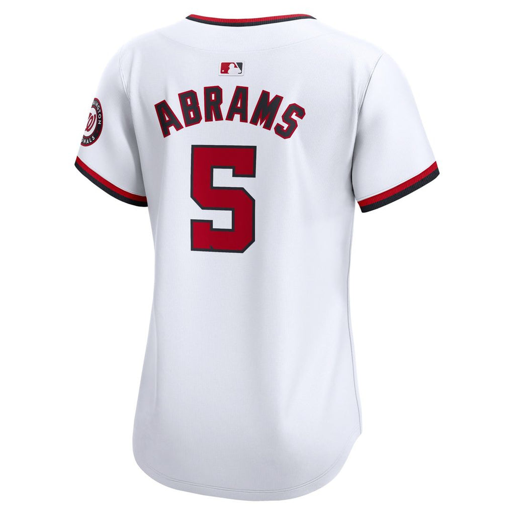 CJ Abrams Washington Nationals Women's Home Limited Player Jersey - White