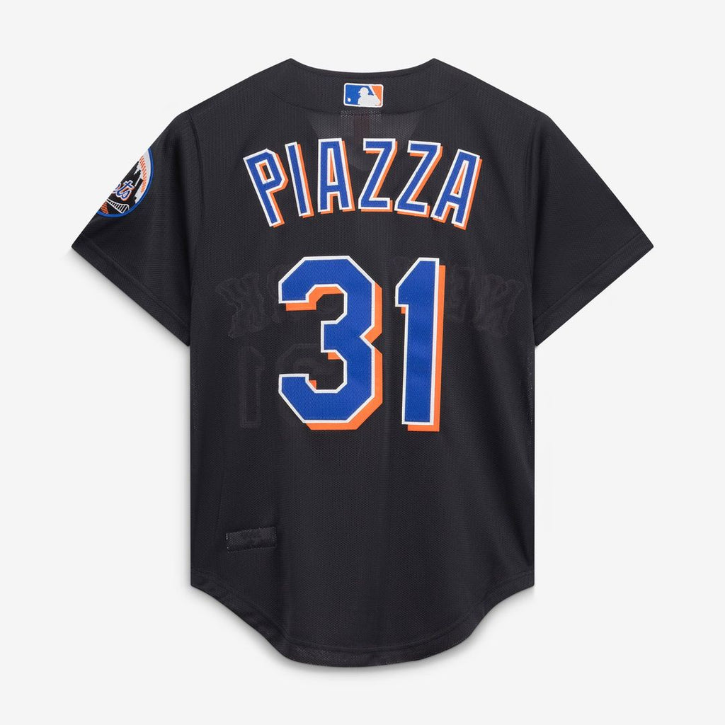 Mike Piazza New York Mets Cooperstown Collection 2000 Batting Practice Jersey - Black
