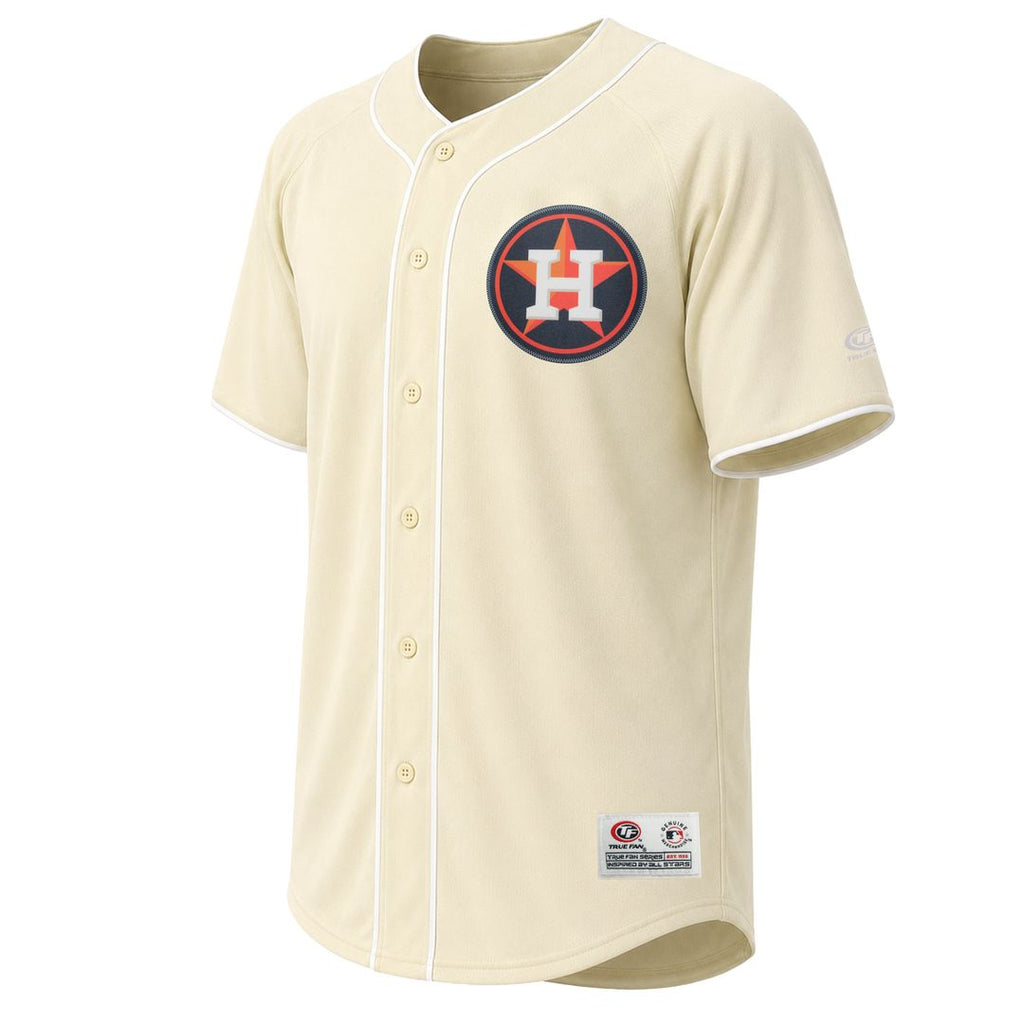 Houston Astros Stitches Fashion Jersey - Cream