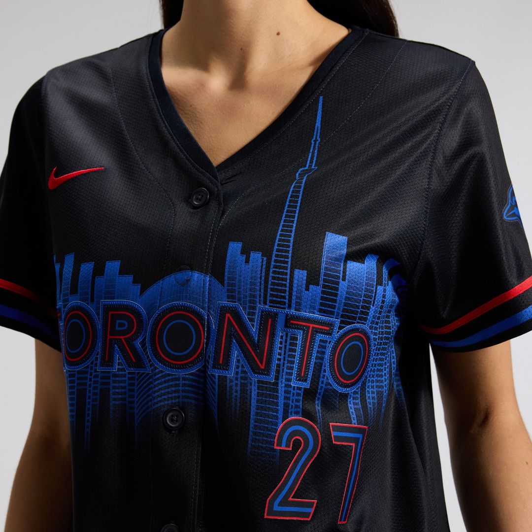Vladimir Guerrero Jr. Toronto Blue Jays Women's 2024 City Connect Limited Player Jersey - Navy