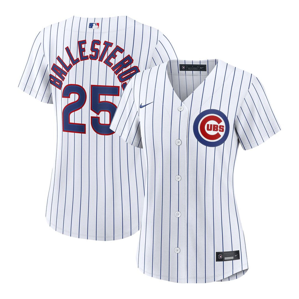 Moisés Ballesteros Chicago Cubs Women's Home Replica Jersey - White